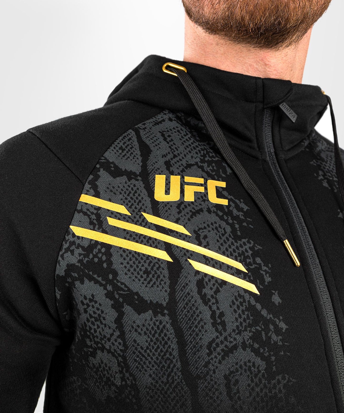 UFC ADRENALINE BY VENUM REPLICA MEN’S ZIP HOODIE - CHAMPION