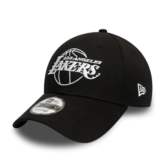 Los Angeles Lakers 9FORTY NBA League Essential Black/White Cap