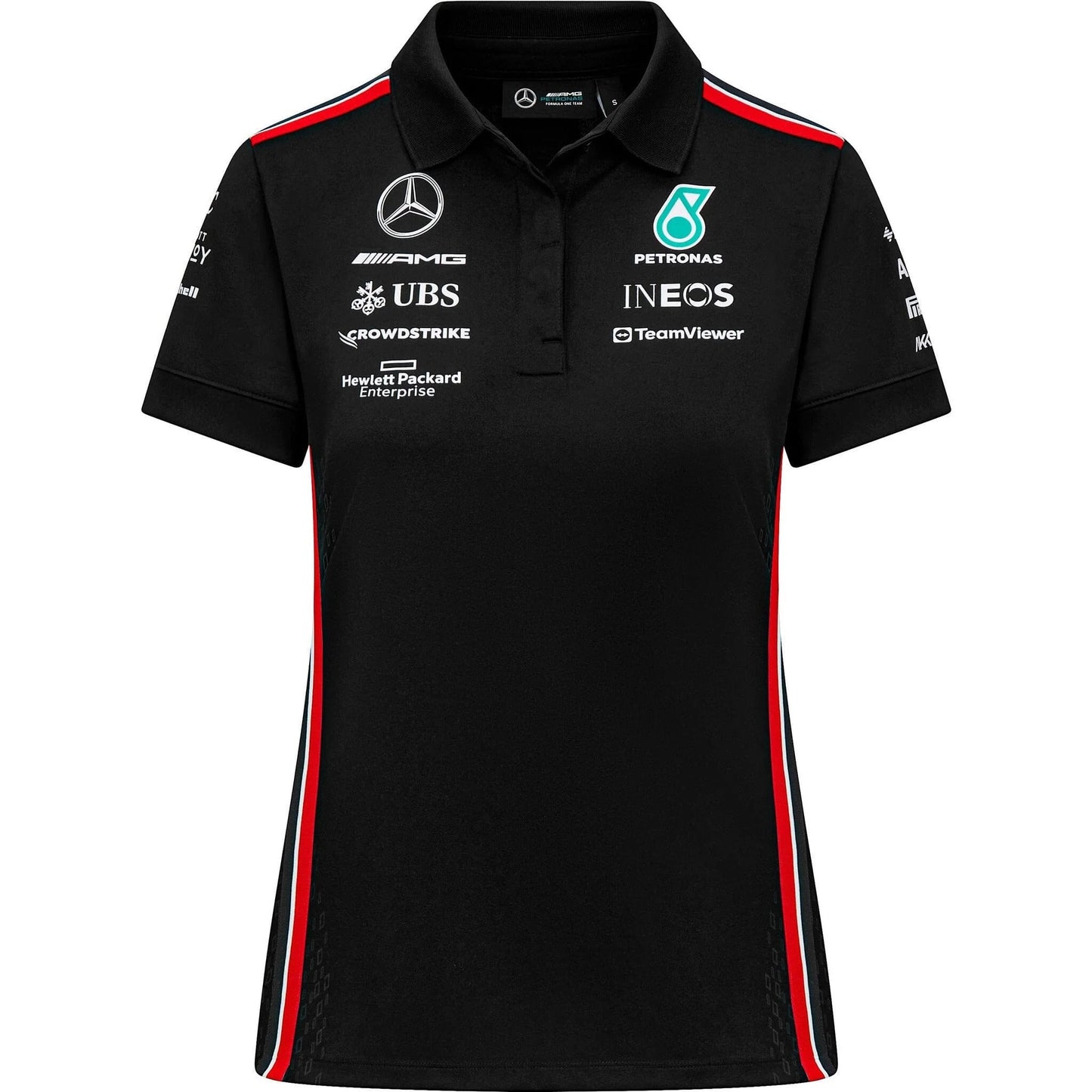 MERCEDES AMG WOMENS TEAM TEE BLACK