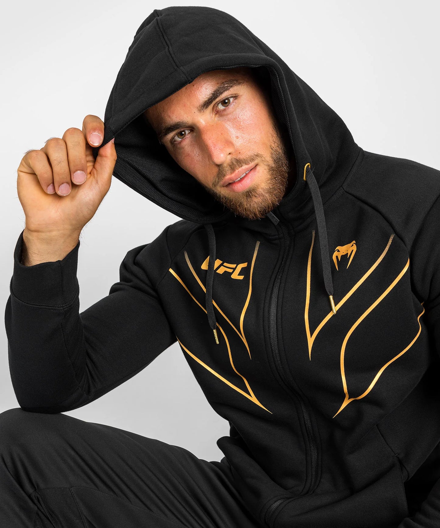 UFC VENUM FIGHT NIGHT 2.0 REPLICA MEN'S FULL ZIP HOODIE - CHAMPION