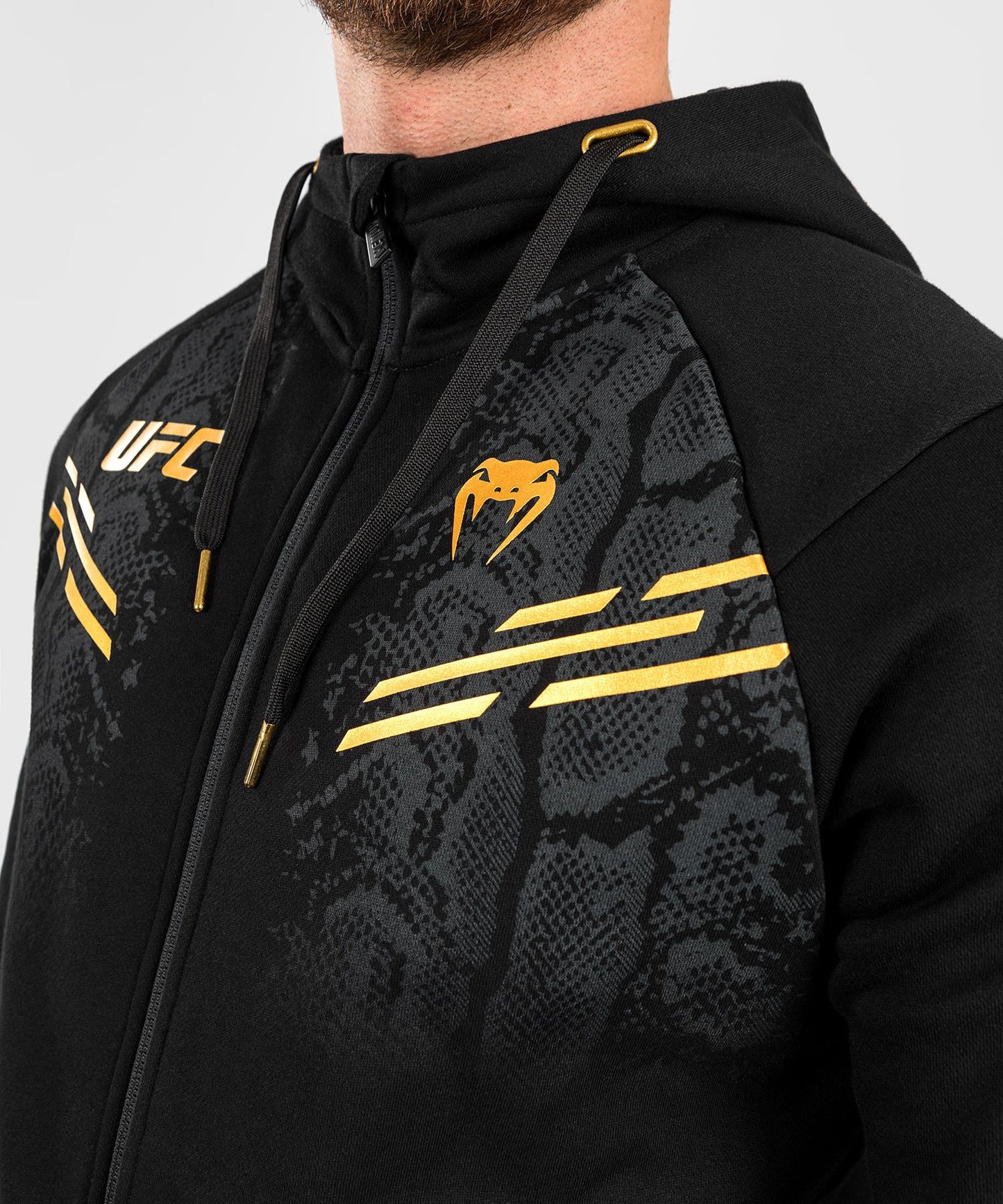 UFC ADRENALINE BY VENUM REPLICA MEN’S ZIP HOODIE - CHAMPION