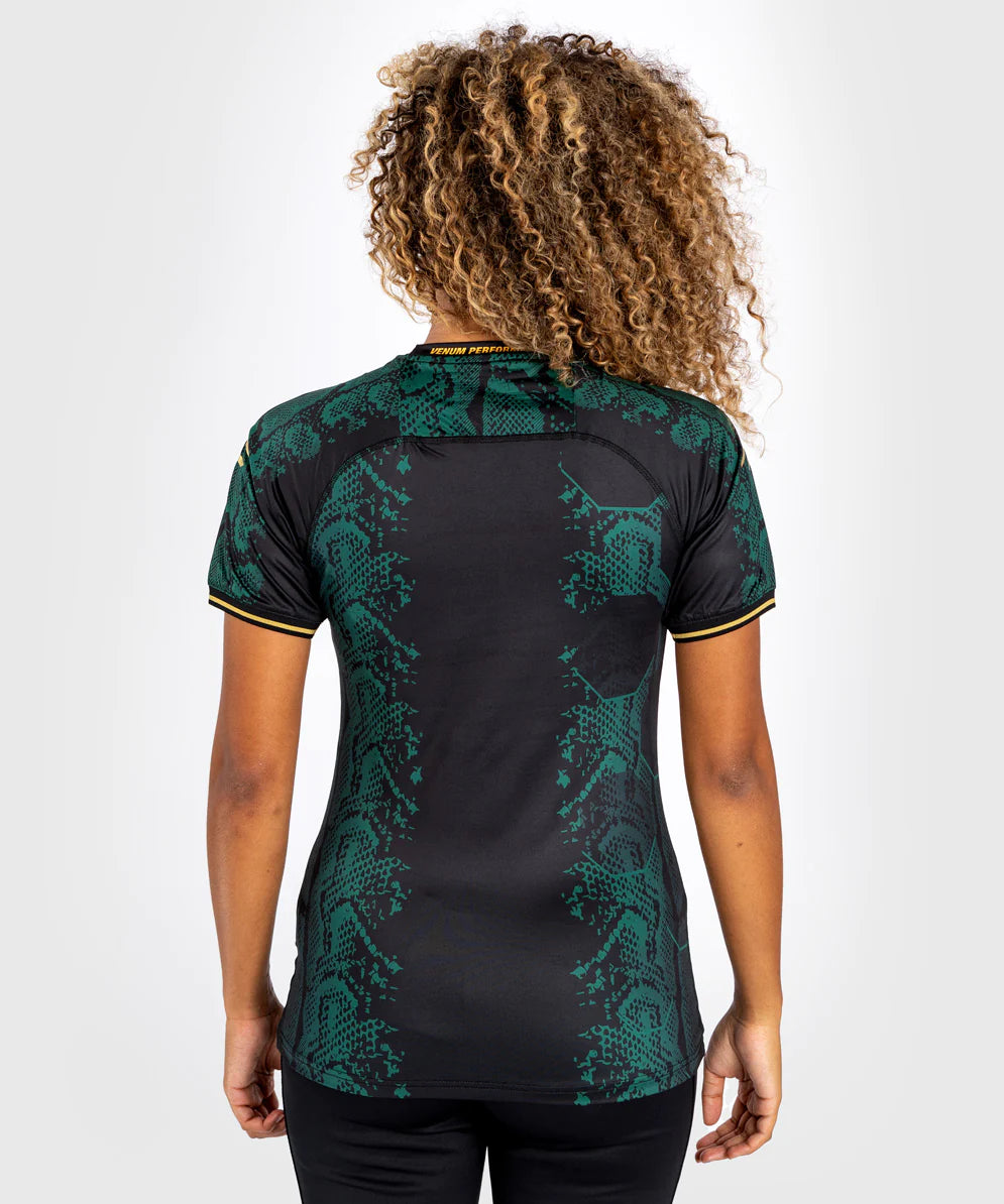 UFC ADRENALINE BY VENUM AUTHENTIC FIGHT NIGHT WOMEN’S WALKOUT JERSEY GREEN/BLACK/GOLD - EMERALD EDITION