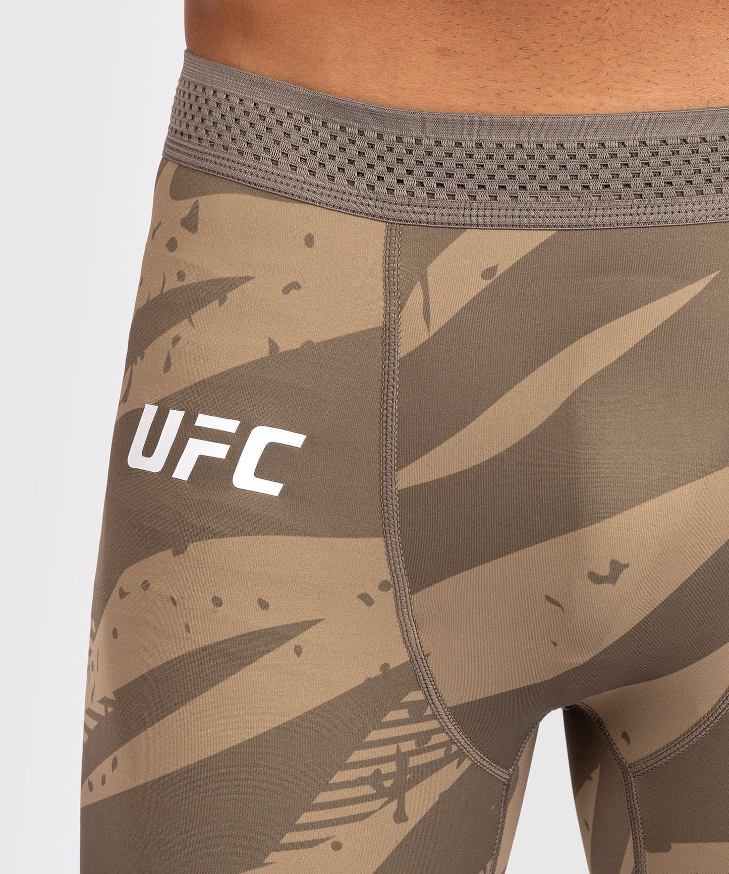 UFC FIGHT PANTS ADRENALINE BY VENUM FIGHT WEEK MEN’S VALE TUDO SHORT - DESERT CAMO