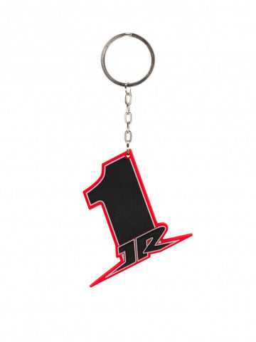REA PVC KEYRING BLACK