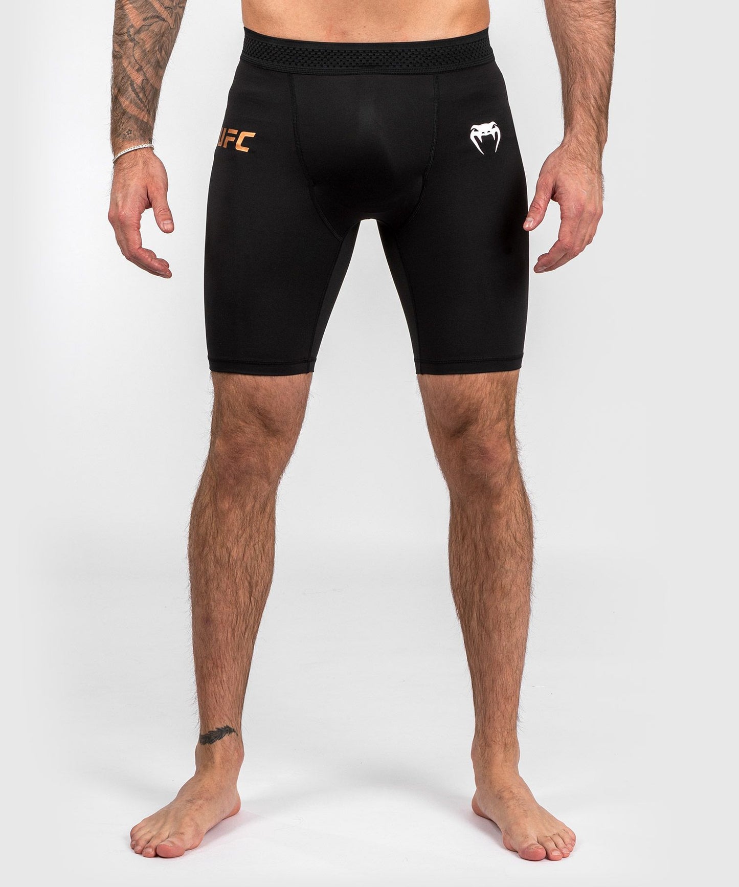 UFC FIGHT PANTS ADRENALINE BY VENUM FIGHT WEEK MEN'S VALE TUDO SHORT - BLACK