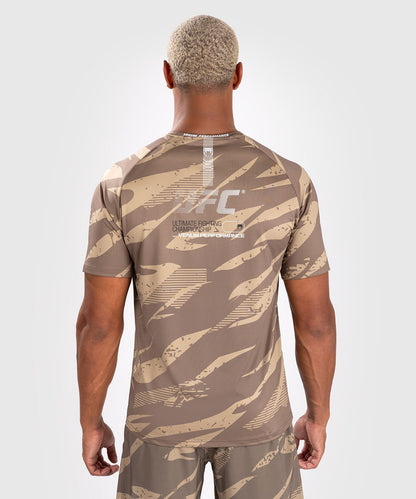 UFC Adrenaline by Venum Men's Fight Week Dry-Tech T-shirt - Desert Camo