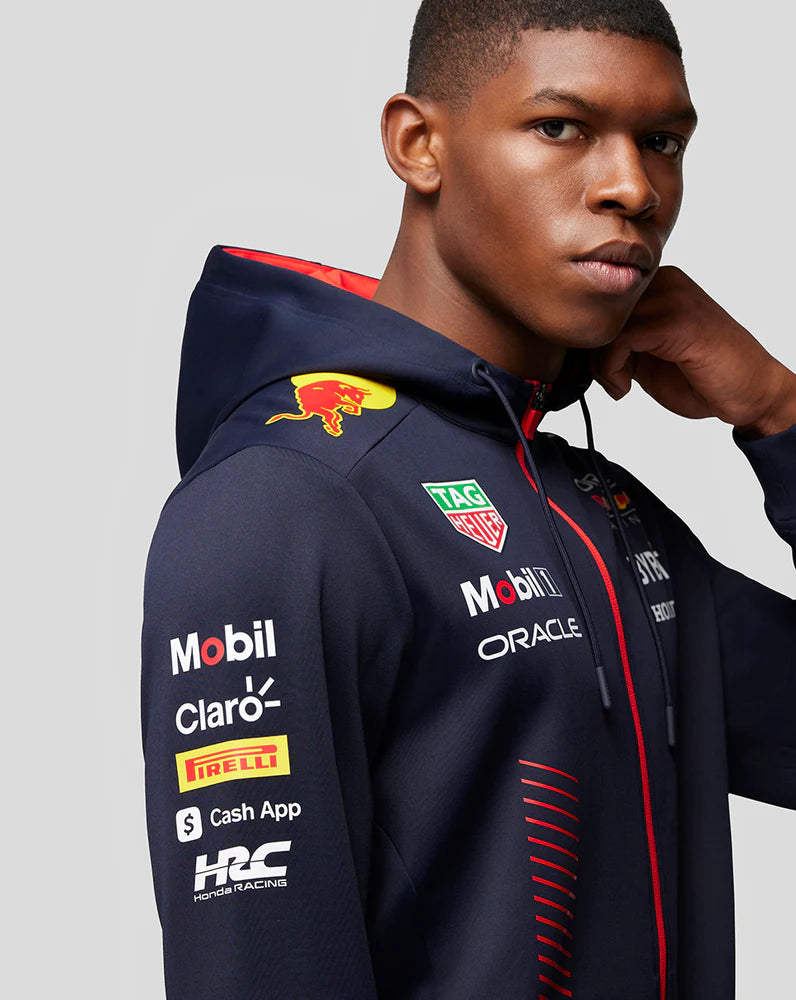 Zip Hoodie Red Bull Hoodie 2019 RBR MENS REPLICA FULL ZIP HOODIE