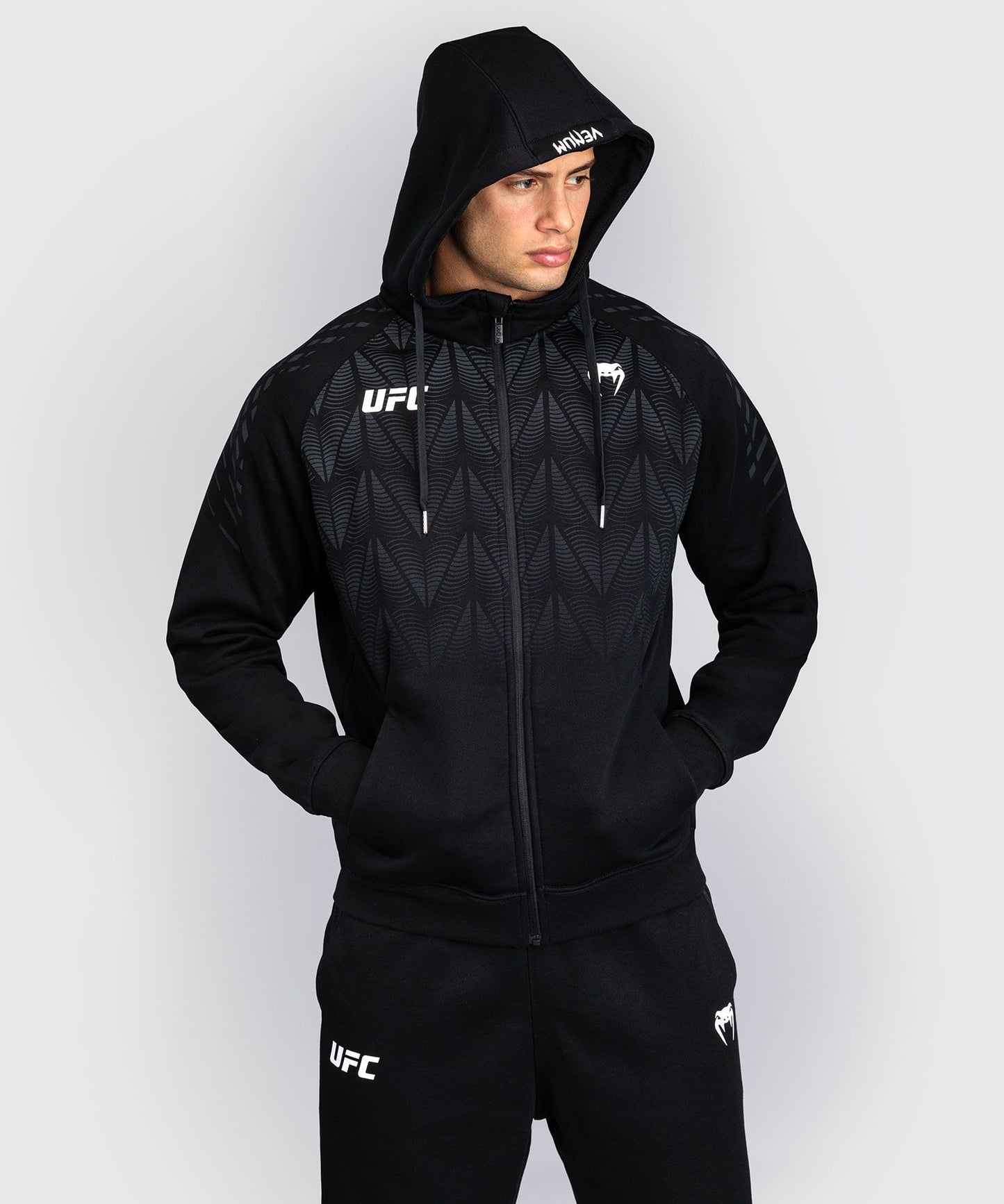 Men’s UFC Zenith by Venum Replica Black Zip Hoodie