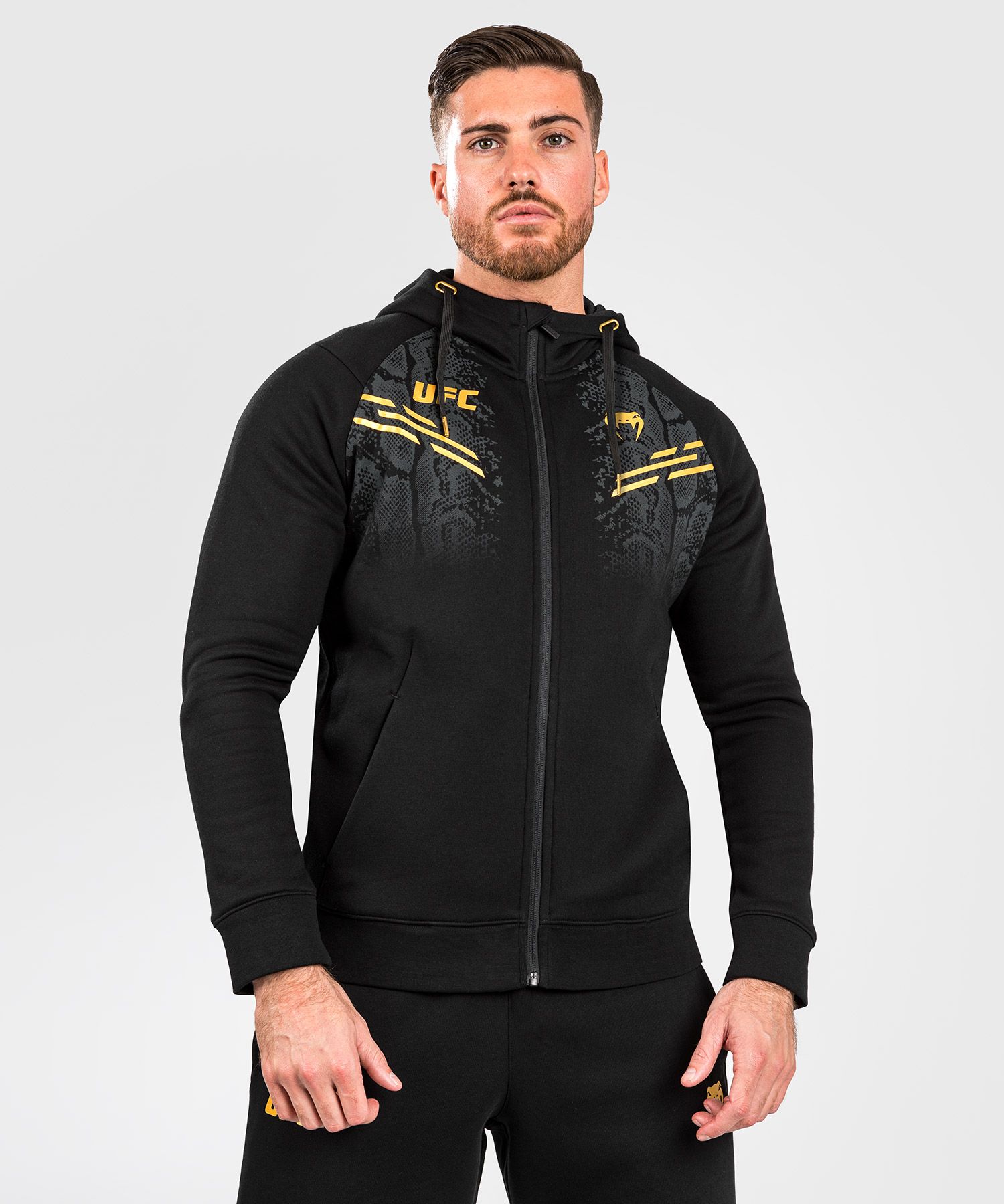 Reebok ufc sale hoodie mens silver